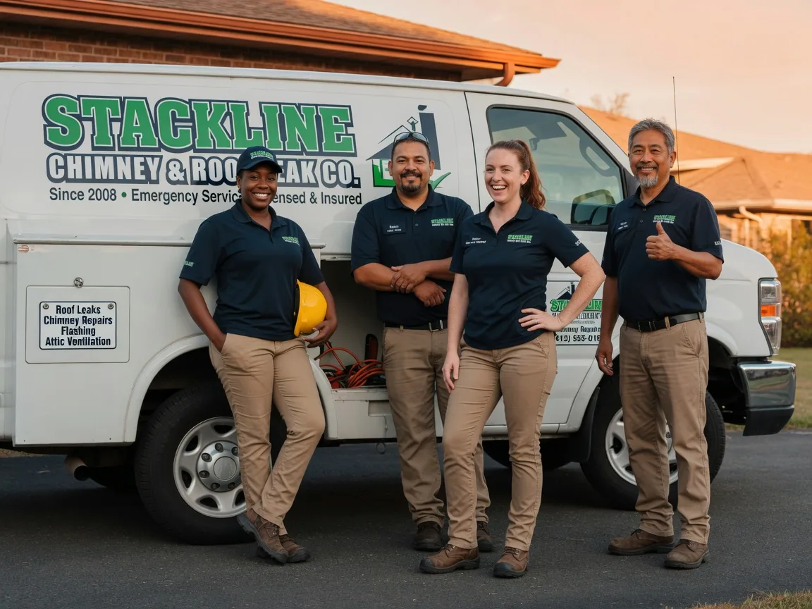 Chimney flashing repair company in Beaumont, KS